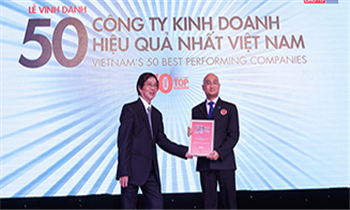Tập đoàn Đất Xanh vào Top 50 doanh nghiệp kinh doanh hiệu quả nhất Việt Nam
